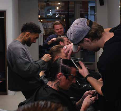 Barberstudio team at work