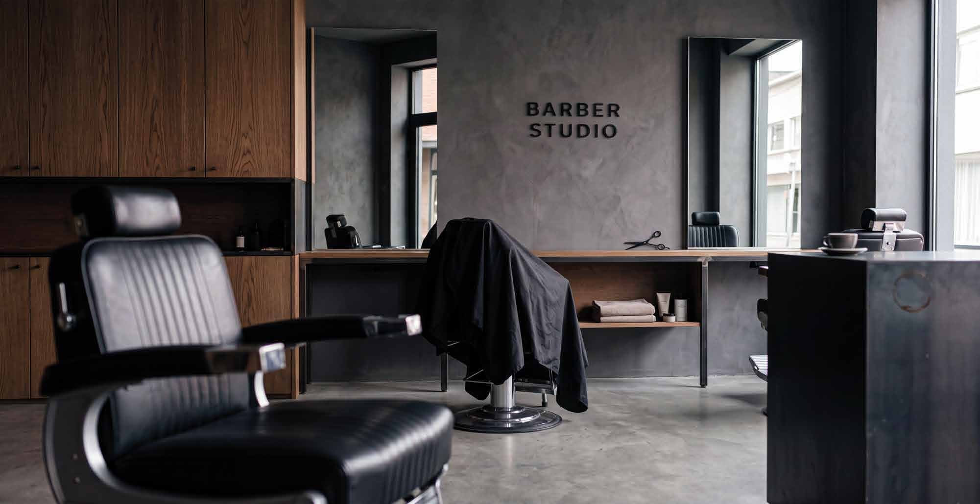 Barberstudio interior